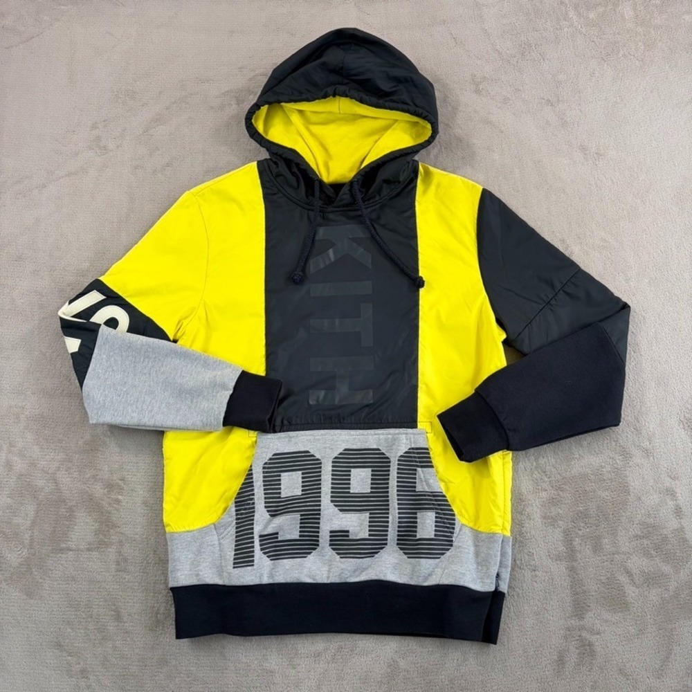 KITH NYC X Pony 1996 Performance Hoodie Men Small Pullover Natives Color Block